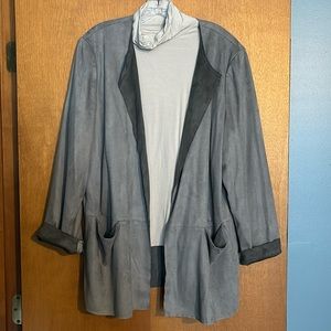 Chico’s faux suede jacket